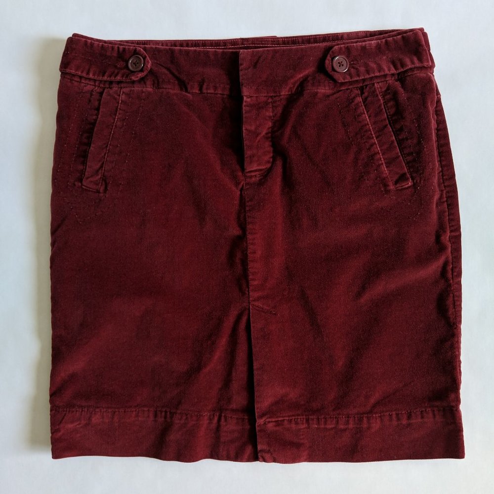 American Eagle Burgundy Pencil Skirt Size 4